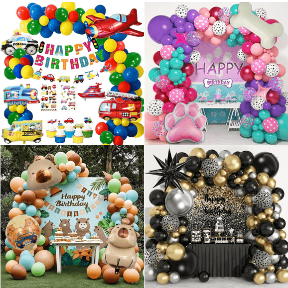 জন্মদিনের পার্টি বেলুন খিলান