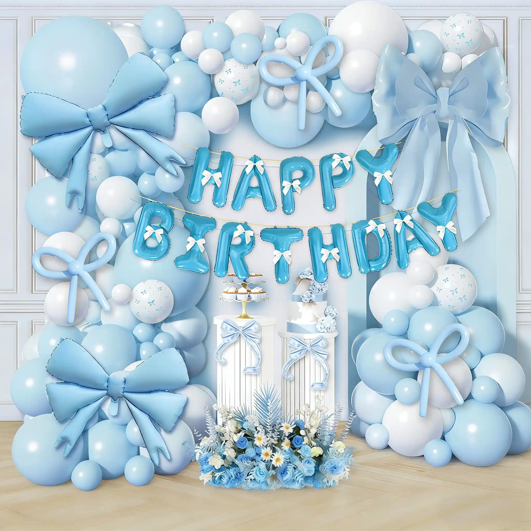 নম থিমযুক্ত বেলুন খিলান