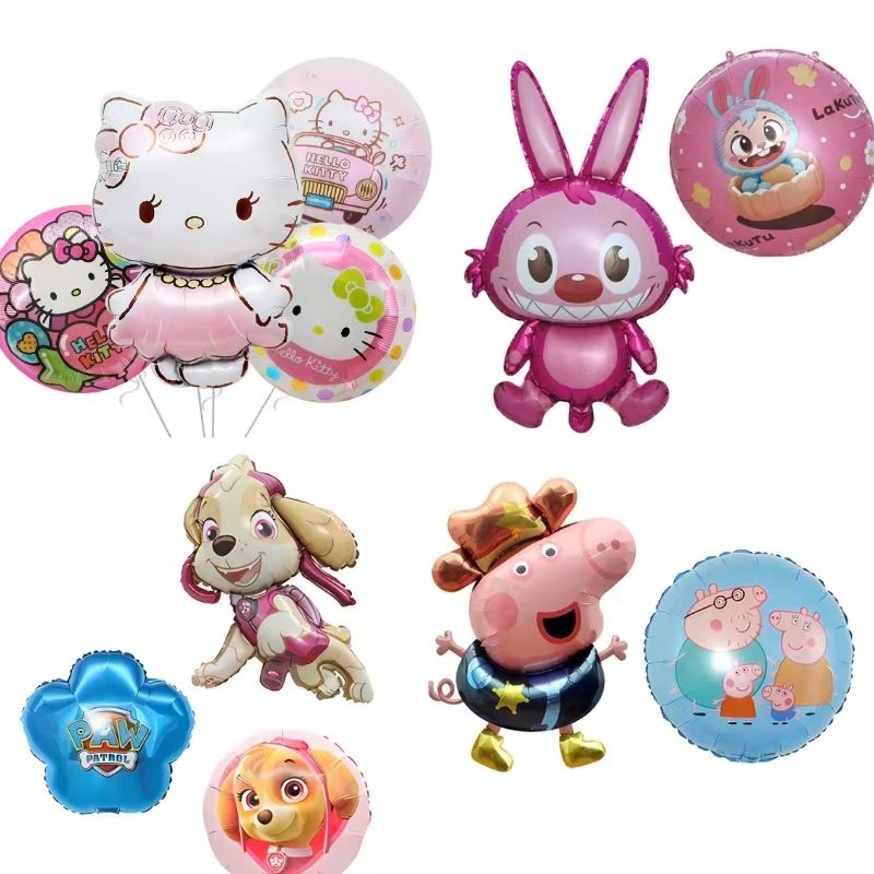 কার্টুন মুদ্রিত ফয়েল বেলুন