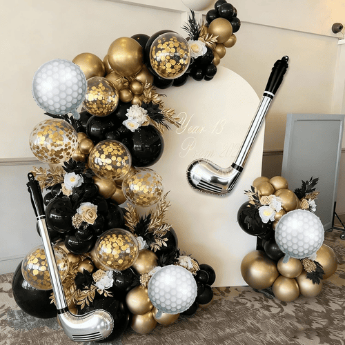 এক বেলুন গারল্যান্ড কিট মধ্যে গর্ত