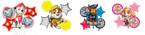 Paw patrol foil balloon small set