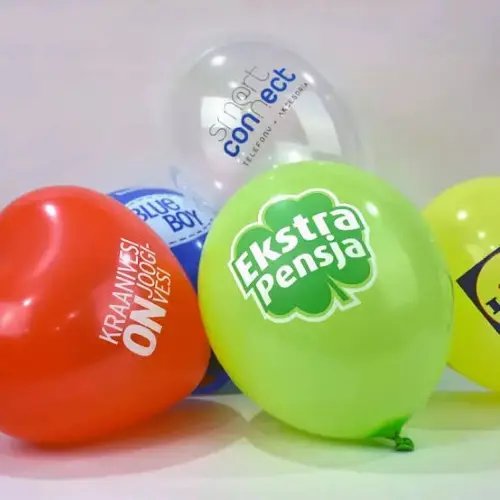 লোগো ল্যাটেক্স বেলুন