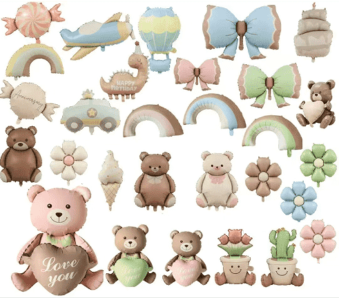 ম্যাট ফ্রস্টেড ফয়েল বেলুন