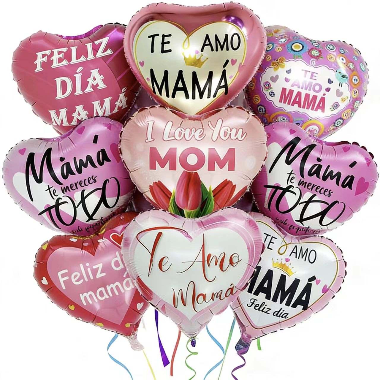 মা দিবসের ফয়েল বেলুন