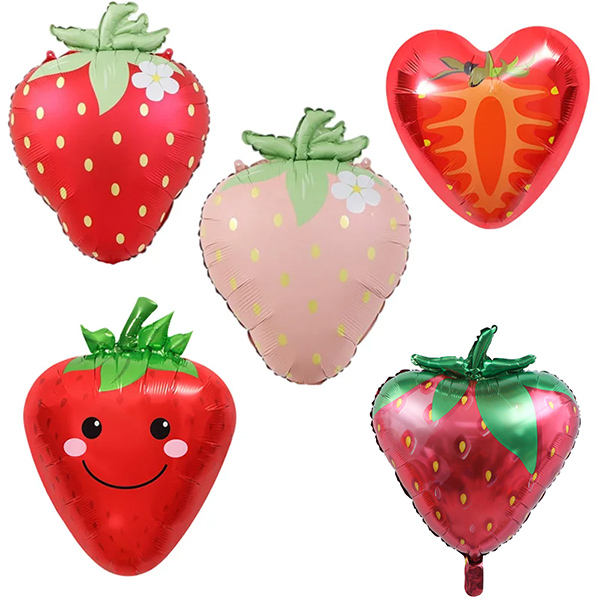 স্ট্রবেরি ফয়েল বেলুন