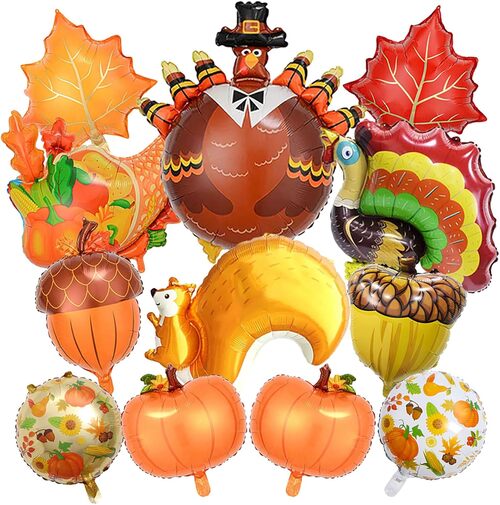 থ্যাঙ্কসগিভিং ফয়েল বেলুন